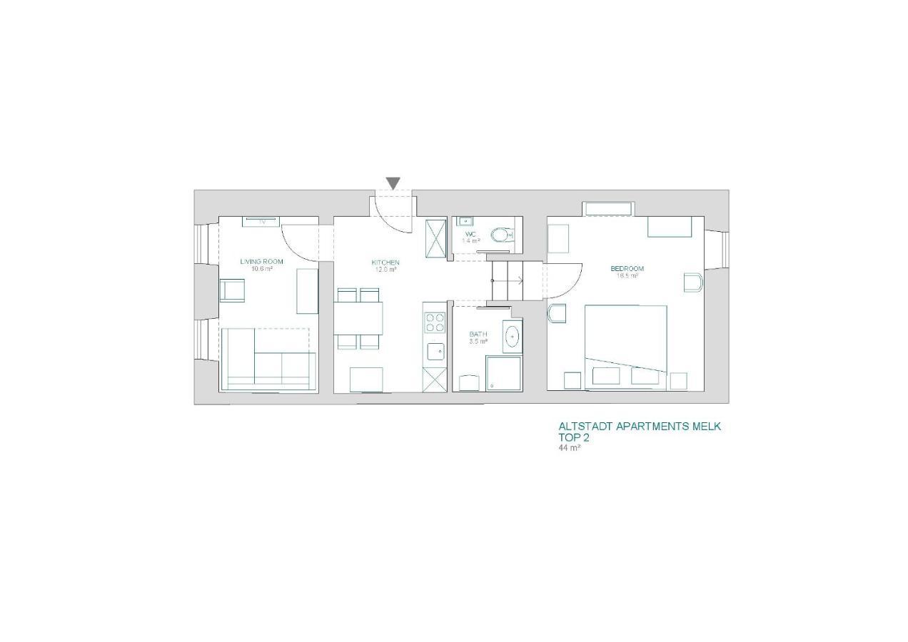 Altstadt Apartments Melk Mit Sauna المظهر الخارجي الصورة